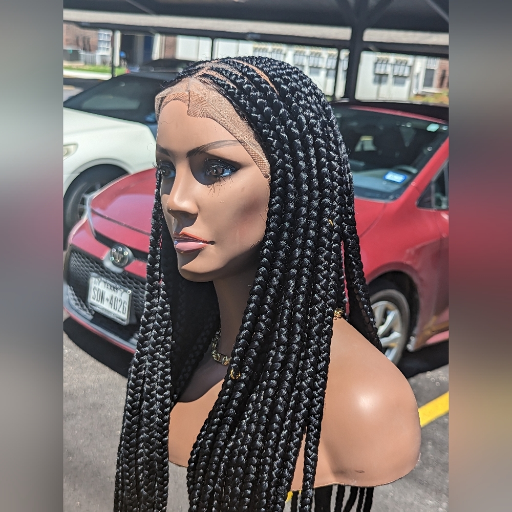 Full lace conrow wig